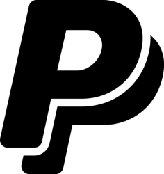 Paypal Logo Line Art Svg Vector, Free Vectors File